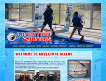 Tablet Screenshot of adventuredivers.ca